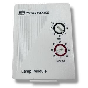 X-10 Powerhouse LM465 Plug-in Lamp Module Plug-In Light Control For Indoor Lamp